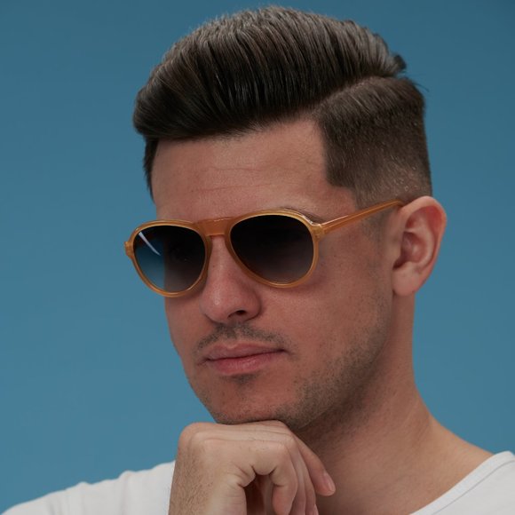 Aviator vintage sunglasses by Bourgeois, France